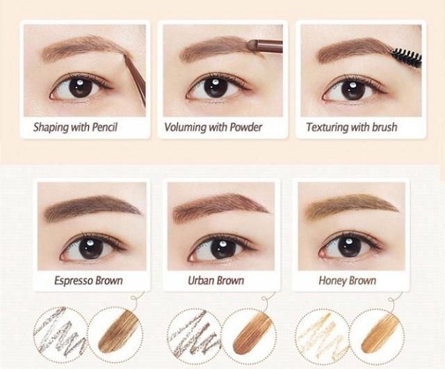 Review chì kẻ mày Innisfree – Dòng sản phẩm làm đẹp Hót Hòn Họt dành cho phái đẹp 4 Bảng màu Innisfree Brow Master Pencil