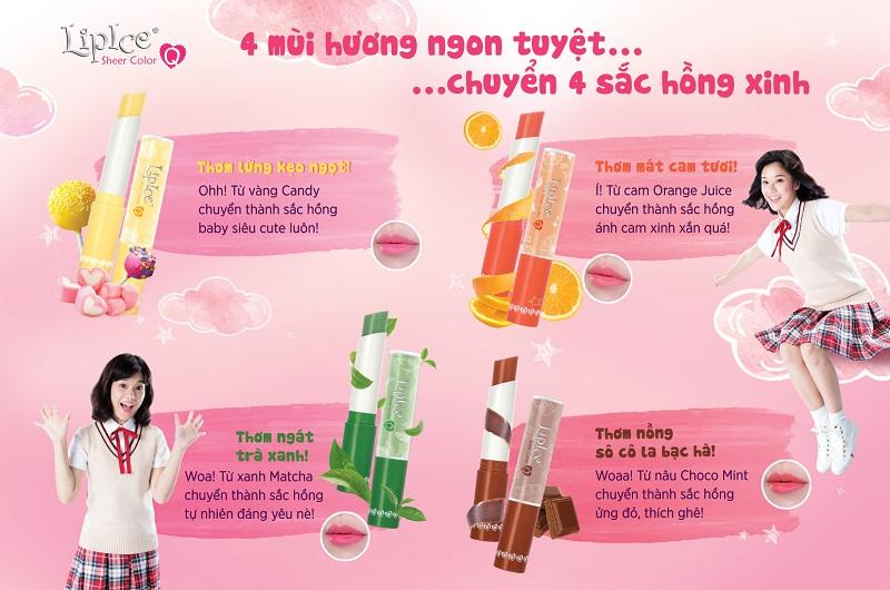 Review Son Lipice – Dòng son dưỡng môi “chất như nước cất” nhất định không thể bỏ lỡ 8 Lipice Sheer Color Q