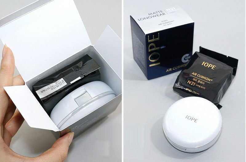 Review phấn nước IOPE chính hãng - Sự lựa chọn hàng đầu của phái đẹp 6 Phấn nước N21