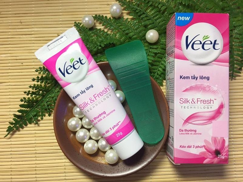 Review Kem tẩy lông Veet - Bye Bye những sợi "vi ô lông" đáng ghét 2 Thiết kế bao bì sản phẩm tươi mới
