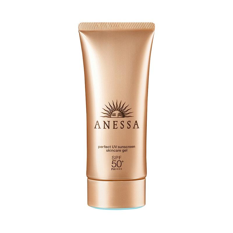 Review kem chống nắng Anessa tốt nhất cho các bạn gái 9 Anessa Perfect UV Sunscreen Skincare Gel