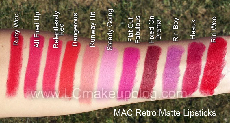 Review Son MAC - Tổng hợp bảng màu son MAC đầy đủ cho các dòng 3 Một số màu son môi MAC dòng Retro Matte tiêu biểu