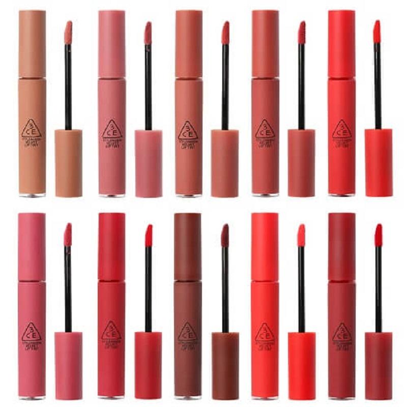 Top 9 dòng son 3CE được yêu thích nhất bạn không nên bỏ lỡ 9 Bảng màu son đa dạng