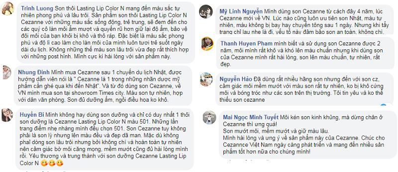 Review son Cezanne dành cho "chị em bạn dì" khi lựa chọn 7 Đánh giá của người dùng về son môi Cezanne