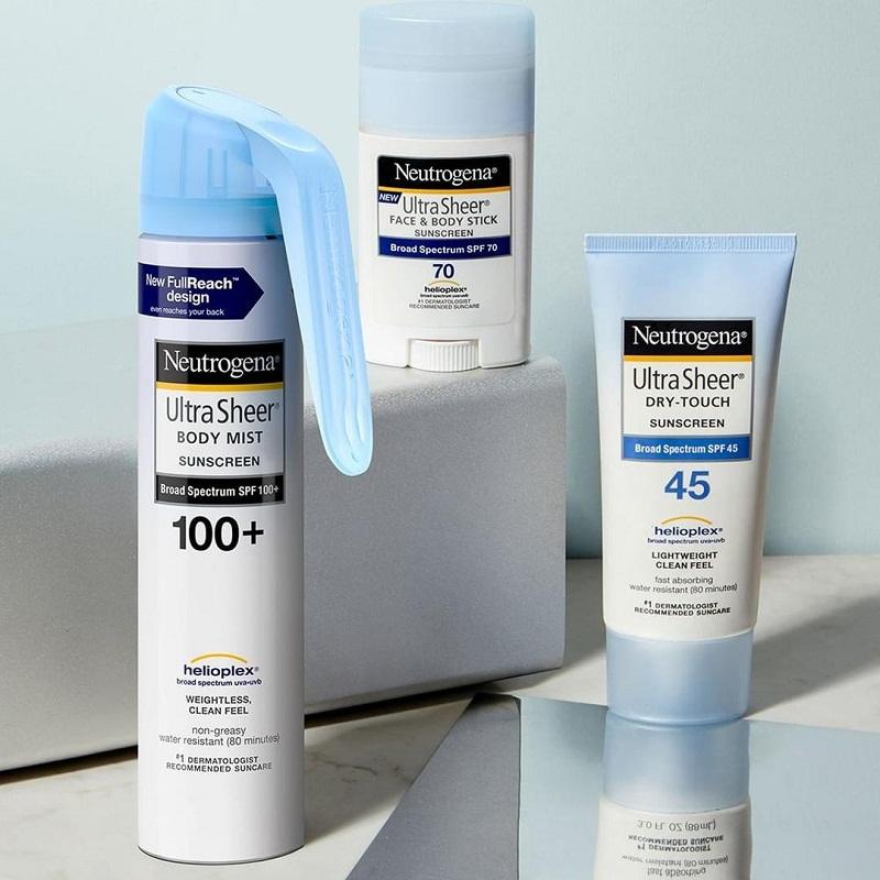 Kem chống nắng Neutrogena – Sức hấp dẫn không thể chối từ 2 Kem chống nắng hiệu Neutrogena được người dùng tin cậy
