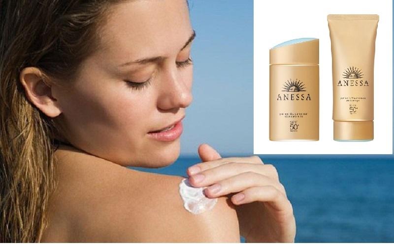Review kem chống nắng Anessa tốt nhất cho các bạn gái 16 Mua kem chống nắng tại Shopee