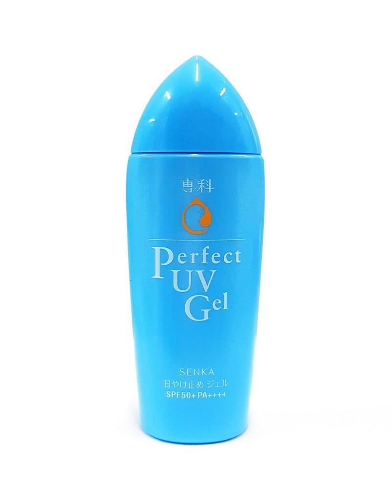 Review kem chống nắng Senka – Chàng kỵ sĩ tài bảo vệ làn da trắng sáng và khỏe mạnh 6 Senka Perfect UV Gel SPF 50+ PA++++