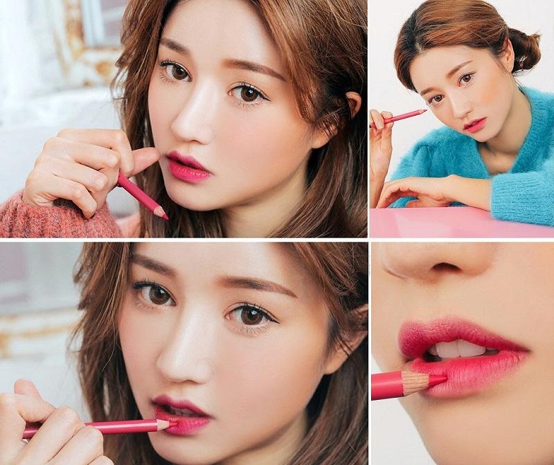Top 9 dòng son 3CE được yêu thích nhất bạn không nên bỏ lỡ 10 Son bút chì 3CE Drawing Lip Pen