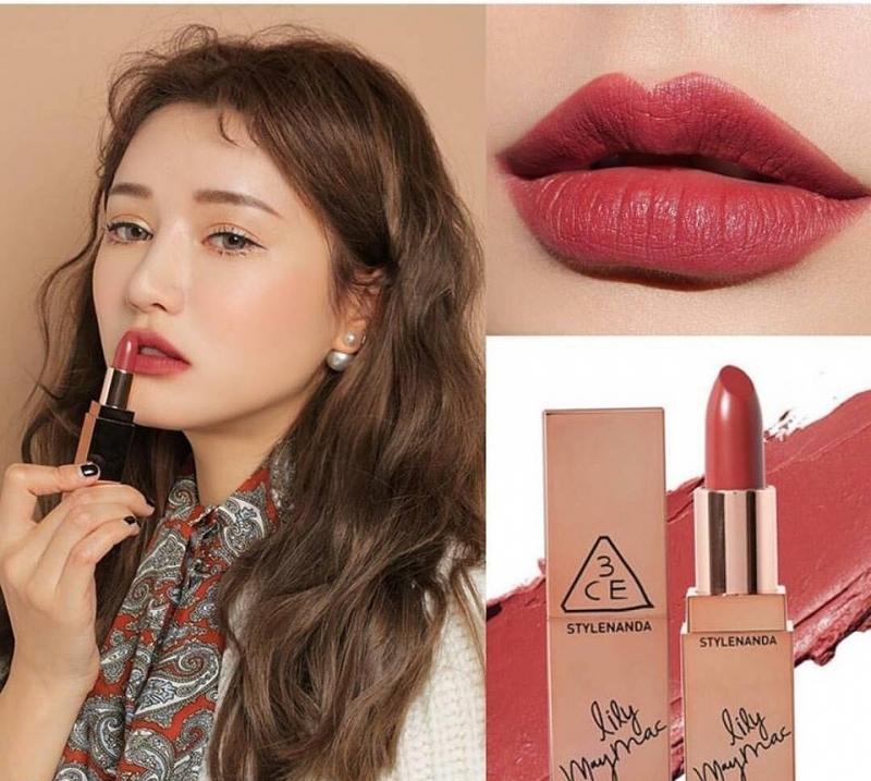 Top 9 dòng son 3CE được yêu thích nhất bạn không nên bỏ lỡ 15 Son môi 3CE màu 118