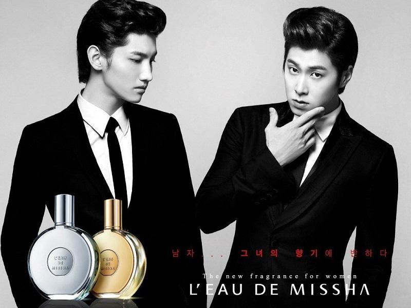 Top 10 hãng mỹ phẩm Hàn Quốc Hot nhất mọi thời đại 11 TVXQ – người mẫu đại diện thương hiệu mỹ phẩm Hàn Quốc Missha