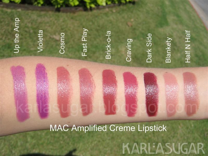 Review Son MAC - Tổng hợp bảng màu son MAC đầy đủ cho các dòng 25 Bảng màu son MAC dòng Amplified Creme