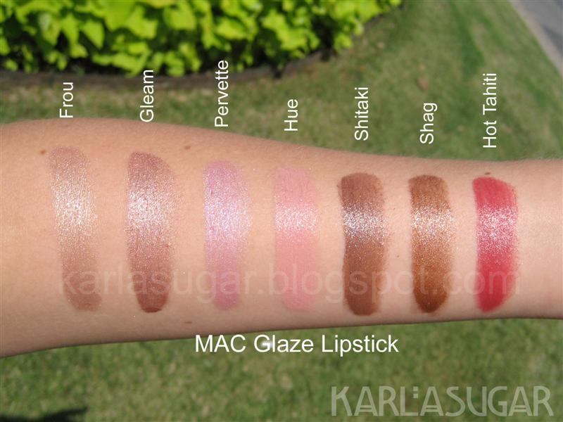 Review Son MAC - Tổng hợp bảng màu son MAC đầy đủ cho các dòng 17 Dòng son MAC Glaze