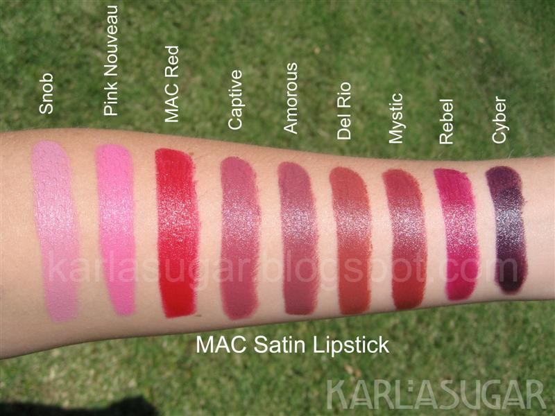 Review Son MAC - Tổng hợp bảng màu son MAC đầy đủ cho các dòng 10 Bảng màu son MAC Satin