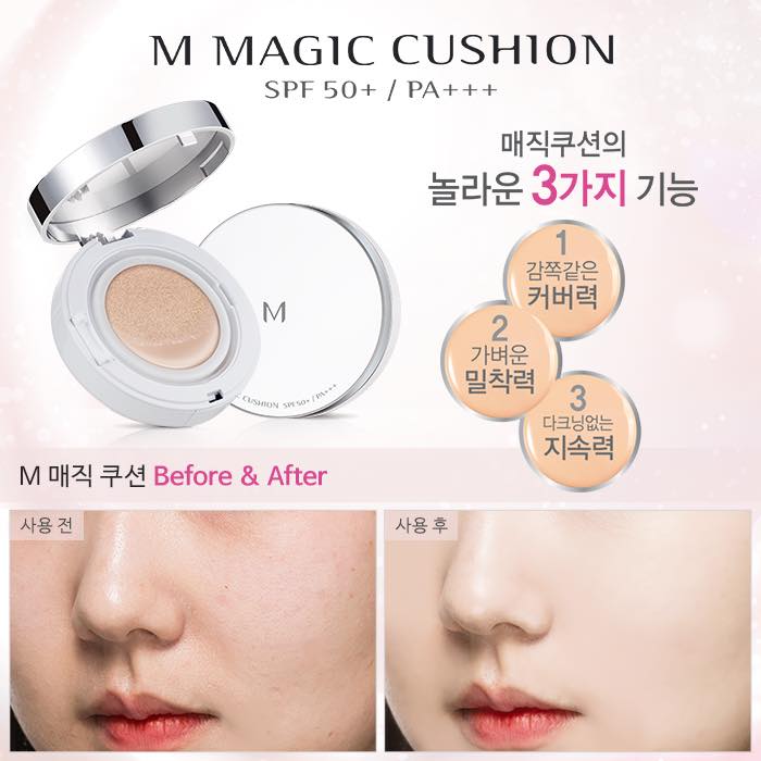 Giá rẻ, che khuyết điểm tốt, phấn nước Missha có thực sự an toàn? 4 Che khuyết điểm khá tốt, làm da căng bóng và mịn màng