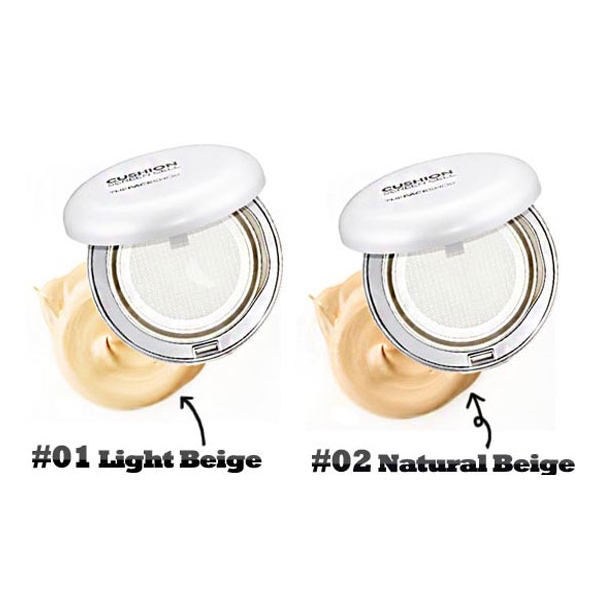 Phấn nước The Face Shop có tốt không? 7 2 tone màu của Cushion Screen Cell Cover SPF50+ PA+++