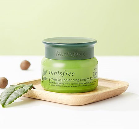 Kem dưỡng ẩm Innisfree Green Tea Balancing Cream EX