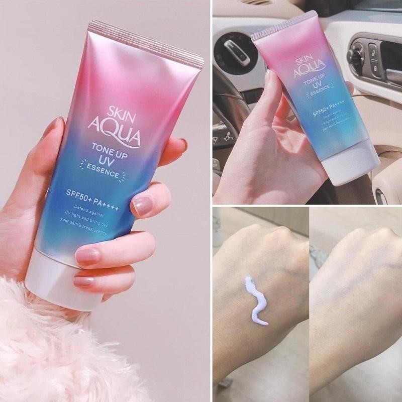 Kem chống nắng Skin Aqua – Dòng kem chống nắng bình dân đầy chất lượng 7 Kem chống nắng Sunplay Skin Aqua Tone Up UV Essence