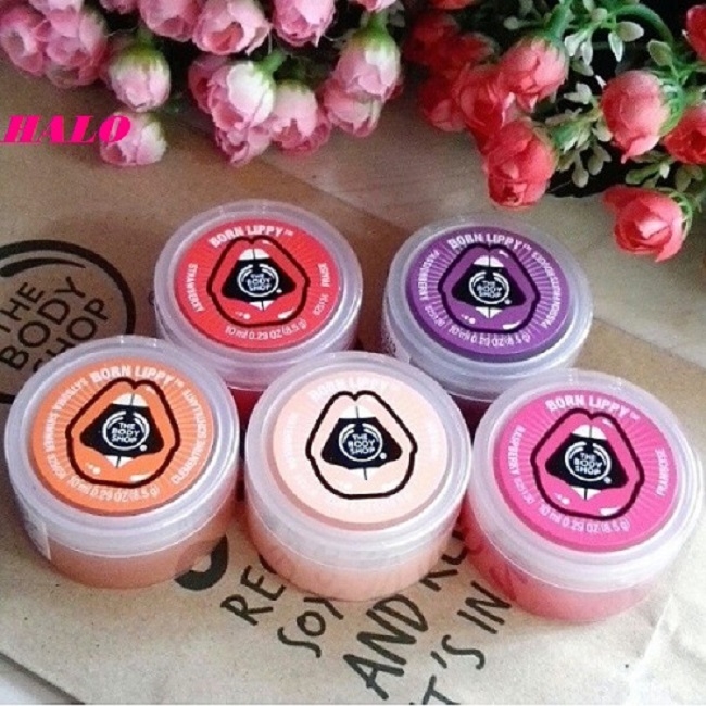 Review top 10 son dưỡng môi lâu trôi, tái tạo da tươi hồng không nên bỏ lỡ! 11 Son dưỡng môi Born Lippy Pot Lip Balm The Body Shop