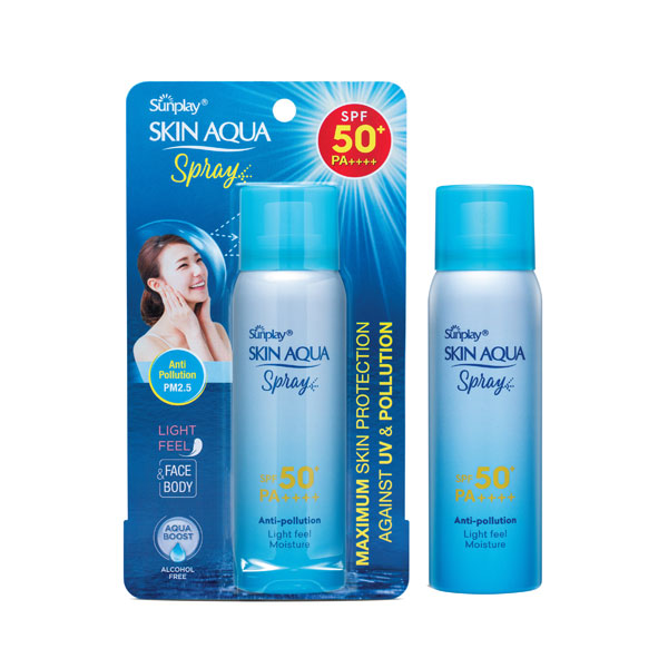 Kem chống nắng Sunplay Skin Aqua Anti Pollution Spray SPF50+ PA++++