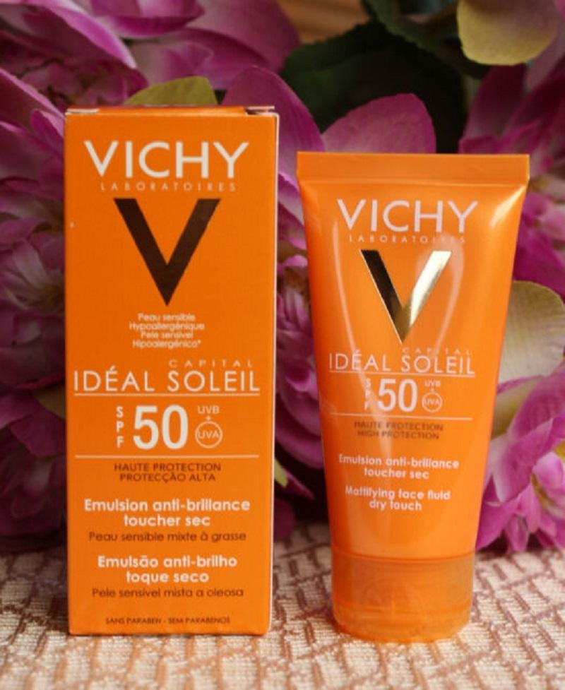 Kem chống nắng Vichy – Nâng cấp khả năng bảo vệ da suốt ngày dài 8 Vichy Ideal Soleil Mattifying Face Fluid Dry Touch dễ làm kích ứng da