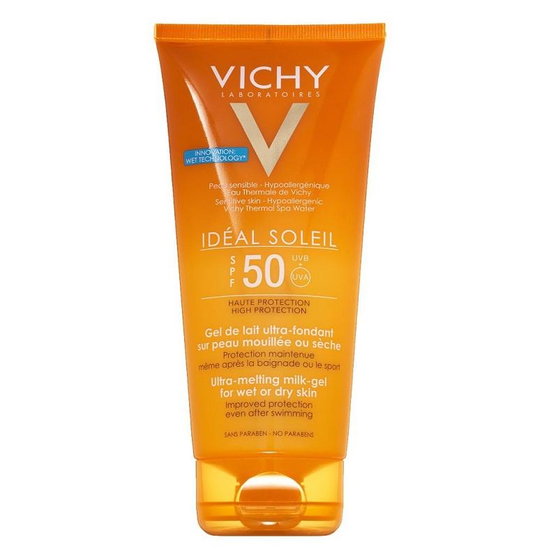 Kem chống nắng Vichy – Nâng cấp khả năng bảo vệ da suốt ngày dài 13 Vichy SPF 50 PA+++ Ideal Soleil Ultra-Melting Milk Gel