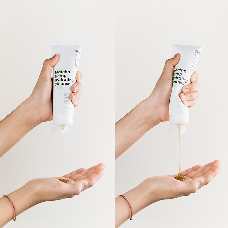 Hướng dẫn sử dụng sữa rửa mặt Matcha Hemp Hydrating Cleanser 