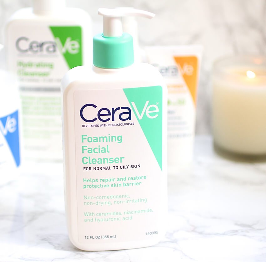 Thiết kế của CeraVe Foaming Facial Cleanser