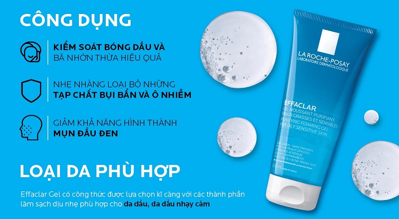 Đánh giá chung về thành phần của 2 loại sữa rửa mặt La Roche Posay Effaclar