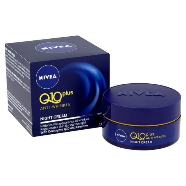 Kem dưỡng ẩm Nivea có tốt không, hợp với những loại da nào? 3 Kem dưỡng ẩm cho da mặt Nivea Q10 Plus ban đêm