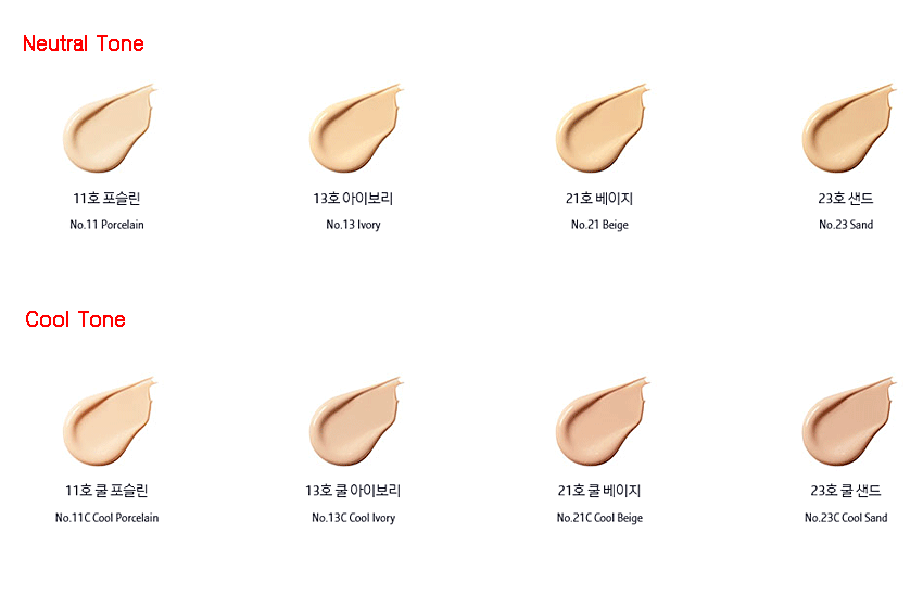 Review top 10 phấn nước càng dùng da càng đẹp mịn 8 Tuỳ màu da của mình mà các nàng sẽ chọn tone màu phù hợp