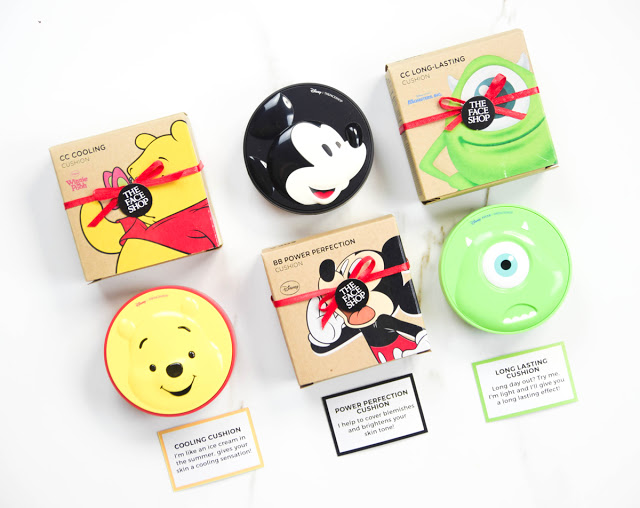 Phấn nước The Face Shop có tốt không? 9 Phấn nước Cushion The Face Shop phiên bản Disney dành cho các nàng nào mê hoạt hình , vừa xinh xắn lại makeup tốt