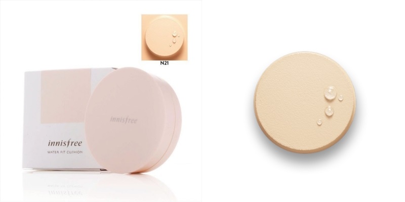 Dùng phấn nước Innisfree cho da nào phù hợp? 6 Phấn Nước Innisfree Water Fit Cushion kết cấu hạt phấn vô cùng mỏng mịn, tự nhiên.