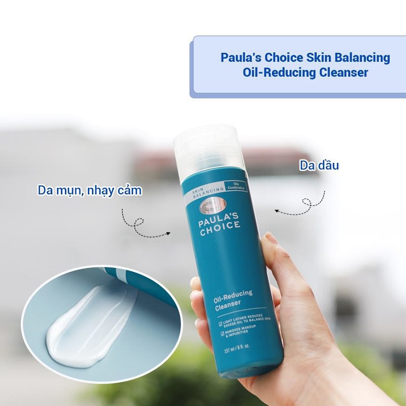 Thành phần Paula’s Choice Skin Balancing Oil Reducing Cleanser