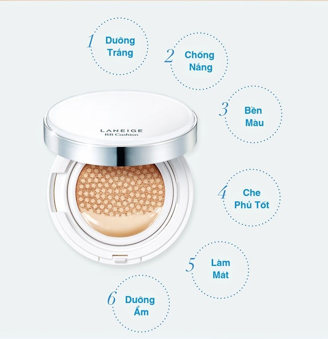 Review các loại phấn nước Laneige đang gây sốt hiện nay 4