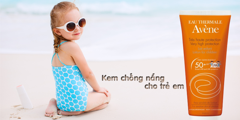Những loại kem chống nắng Avene nổi đình đám được thế giới yêu thích hiện nay 3 Avène Very High Protection Lotion For Children SFP 50+