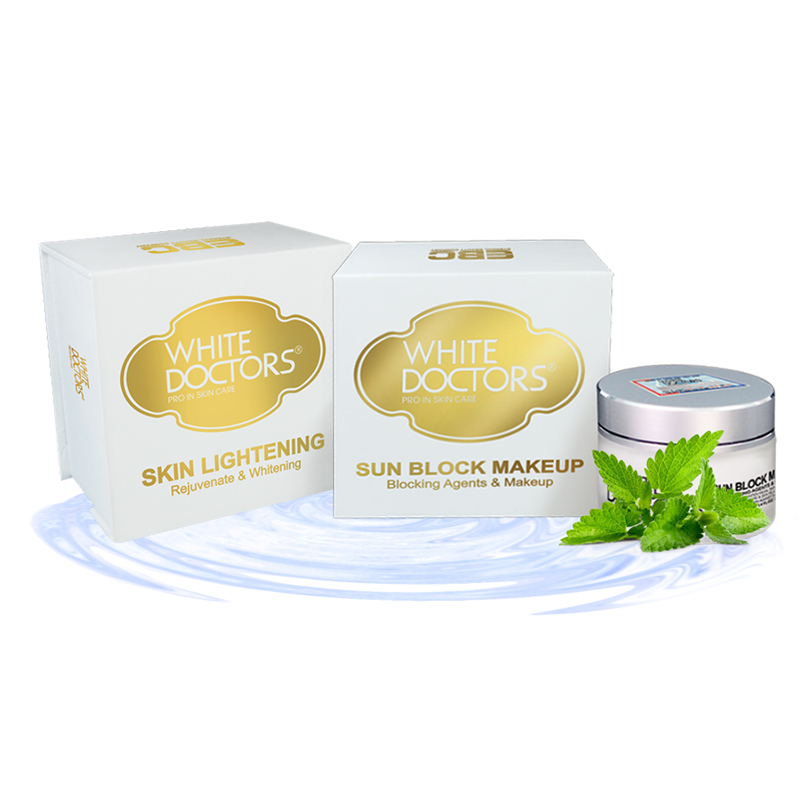 Top 10 kem chống nắng cho da dầu tốt nhất hiện nay 5 White Doctors Sun Block Makeup