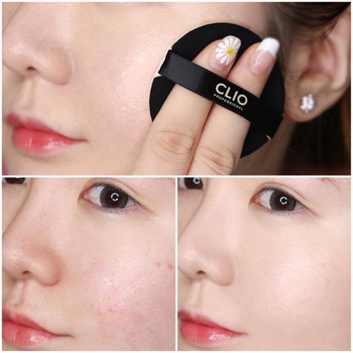 Review chi tiết phấn nước Clio - Mỹ phẩm Hàn Quốc đang được săn đón 5 Lớp nền giữ màu bền suốt 48 tiếng, càng về sau lớp nền càng mịn đẹp