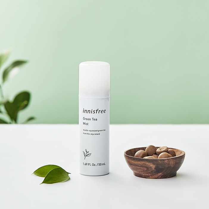 Review top 10 xịt khoáng dưỡng ẩm, tăng cường dưỡng chất tốt nhất 24 Xịt khoáng Innisfree Green Tea Mineral Mist