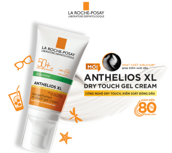 Kem chống nắng La Roche Posay Anthelios XL Anti-Shine Dry Touch Gel Cream SPF50+