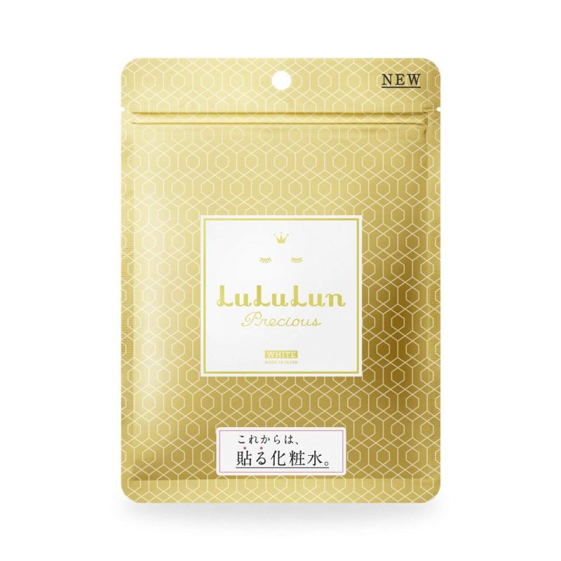 Top 5 mặt nạ Lululun "phù phép" làn da mỏng yếu, thiếu sức sống trở nên mịn mượt 9 Lululun mask precious màu trắng bạch kim (White)