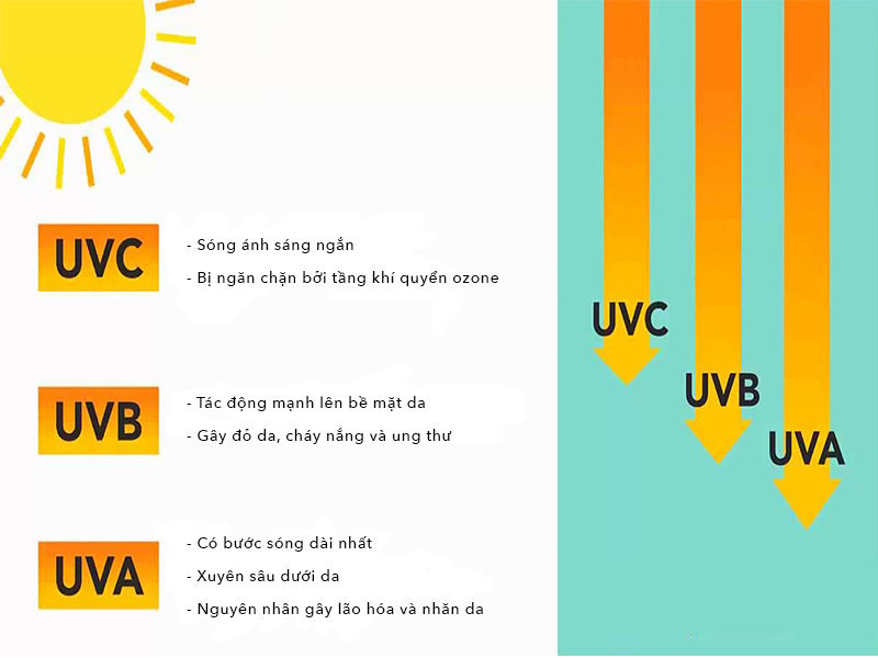 Tác hại của tia UV đối với làn da