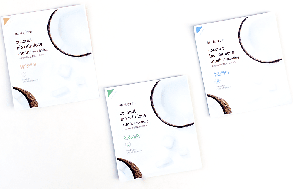 Reriew top 10 loại mặt nạ Innisfree hồi sinh da khô, trị mụn, xóa mờ thâm nám 14 Innisfree Coconut Bio Cellilose Mask