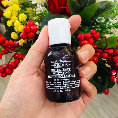 Review nước thần Kiehl’s Iris Extract Activating Treatment Essence – tinh chất dưỡng trắng da, mờ thâm nám bất ngờ