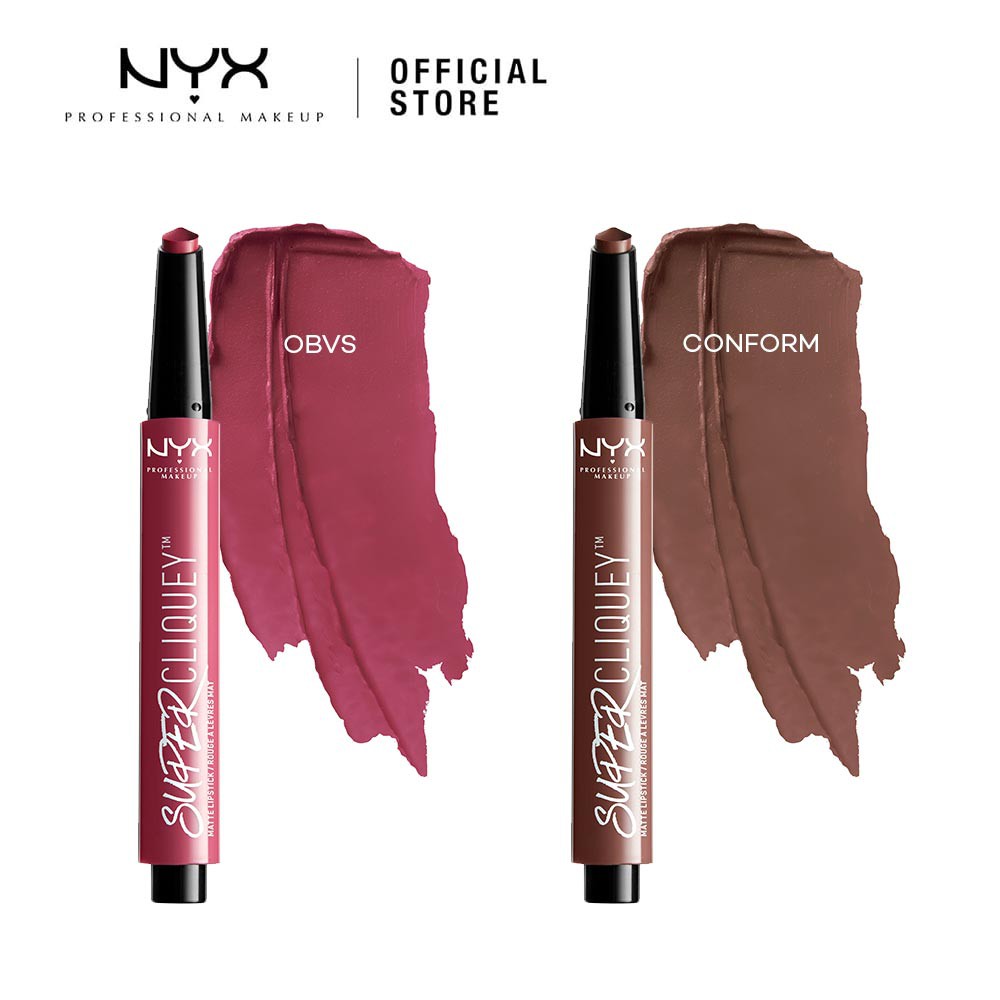 Son NYX Professional Makeup Super Cliquey Satin Matte Lipstick 1