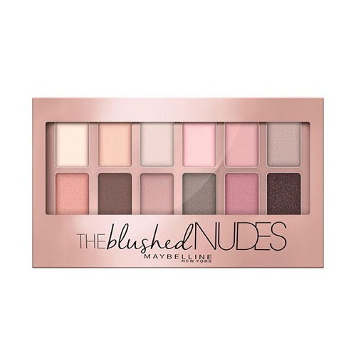 Phấn mắt The Blushed Nudes Maybelline New York 12 màu có nhũ