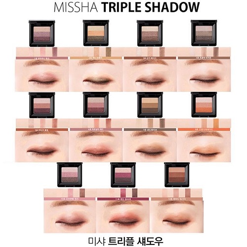 Phấn mắt Missha The Style Triple Perfection Shadow