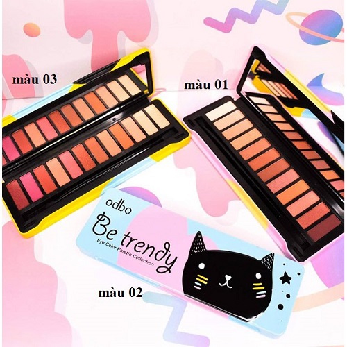 Phấn mắt Odbo be Trendy Eye Color Palette Collection