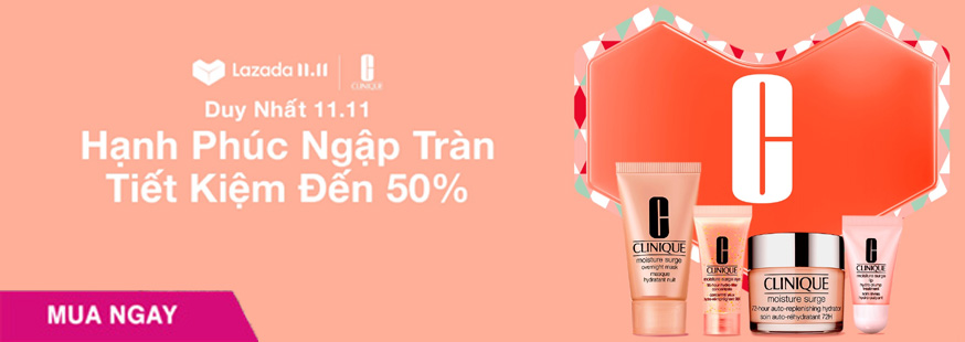 Top 5 Sản Phẩm Chăm Sóc Da Khuyến Mãi Hot Nhất Lazada 11.11 4 Clinique Sale 11.11