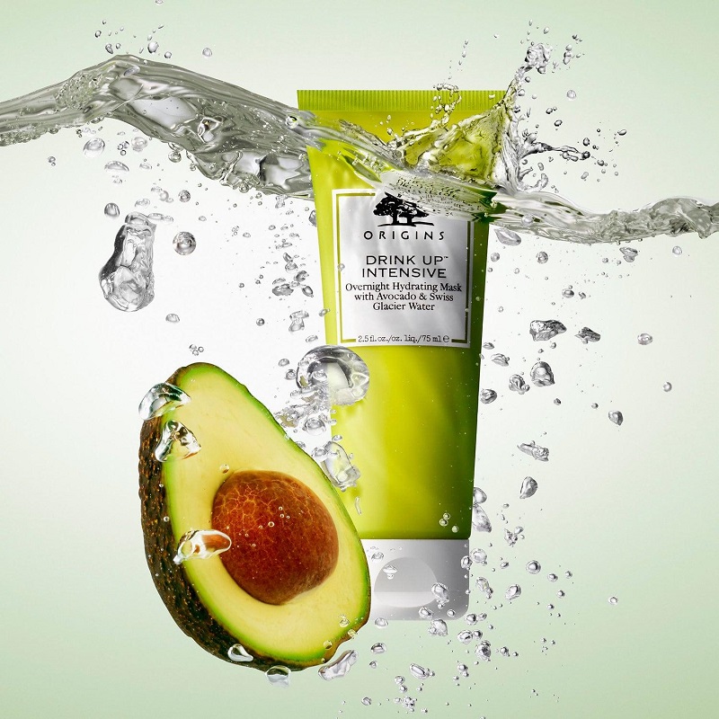 Mặt nạ - Origins Drink Up Intensive Overnight Hydrating Mask with Avocado & Swiss Glacier Water