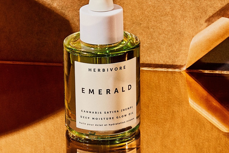 Serum - Herbivore Emerald CBD + Adaptogens Deep Moisture Glow Oil